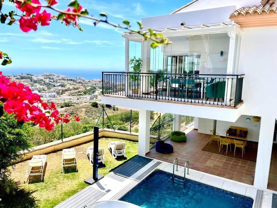 Mirador Panoramic Sea Views - Private Villa Mijas Luaran gambar